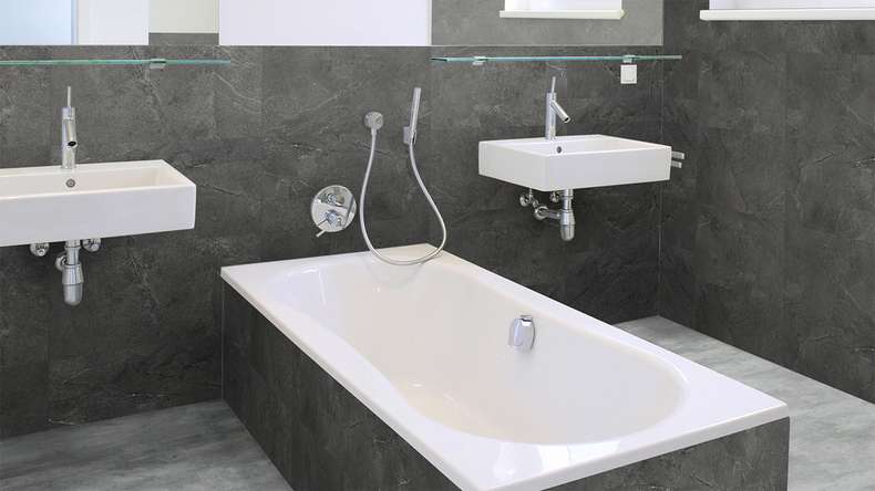 planeo Revea - revêtement mural plastique Slate Matt 60 x 30 cm