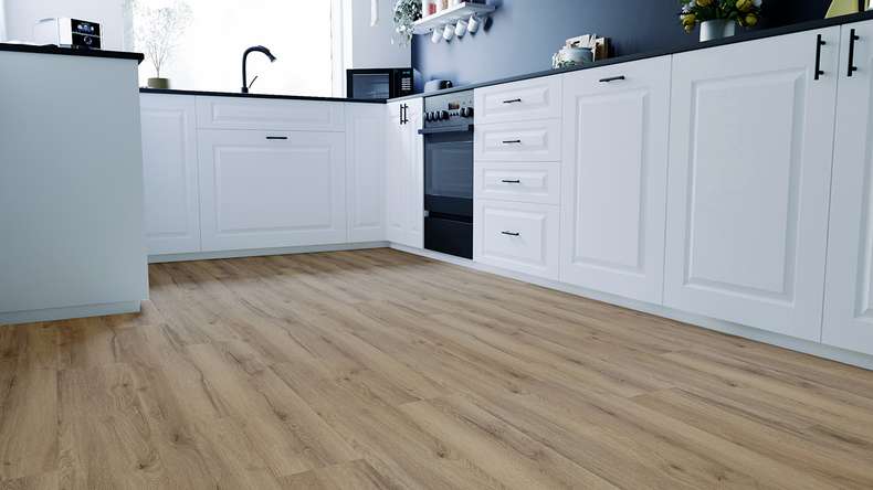 planeo Sol design à clipser - Eco Home&Health Rustic Oak Grey | Isolation phonique intégrée (LO-EK-04)