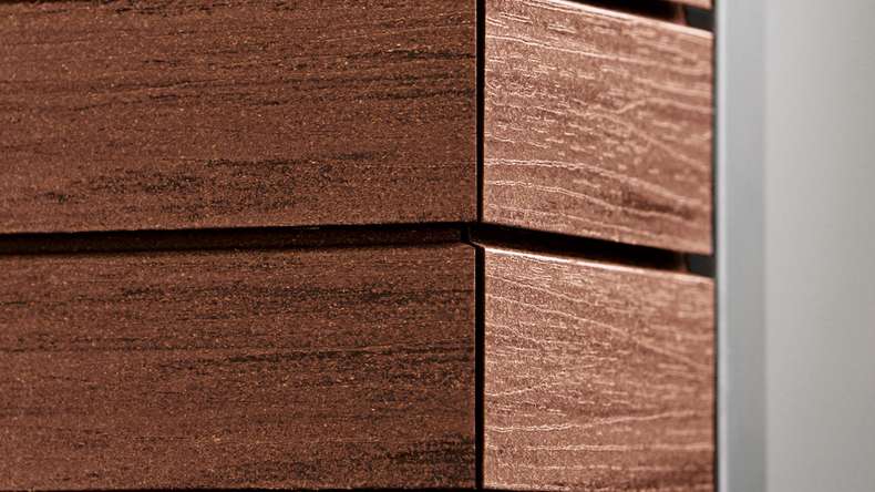 planeo Fassado - bardage composite façade châtaigne XL 6 m