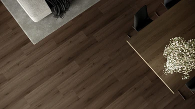 planeo Vinyle à clic rigide - HOMEtec Pro 50 IXPE Natural Brown Oak | Isolation phonique intégrée (RP-G50-2)