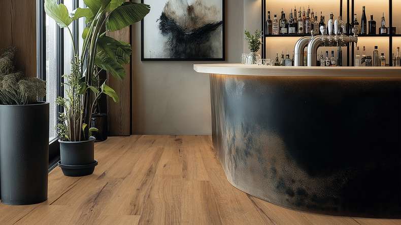 Gerflor vinyle à coller - Creation 55 Cedar Golden