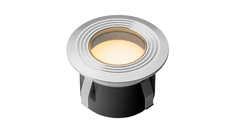 planeo Éclairage de jardin 12V - Lampe LED à encastrer Onyx 60 RS - 1W 12 lumens