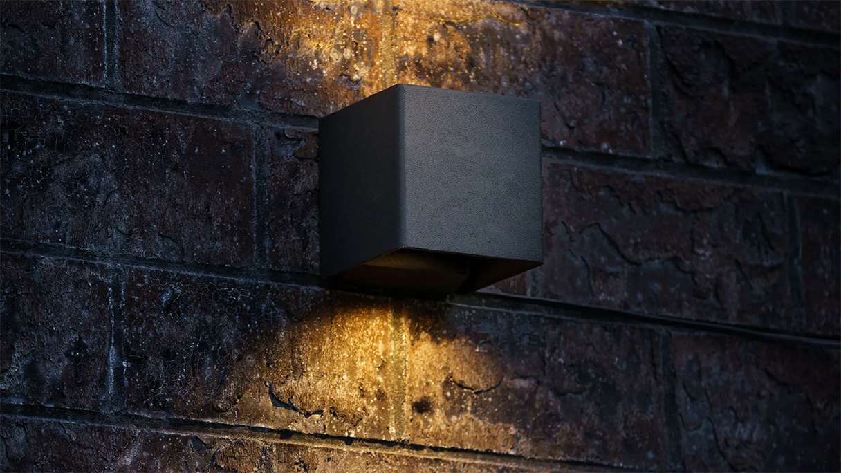 planeo Éclairage de jardin - Applique murale LED Ixion Small 230V - 6W 724 lumens