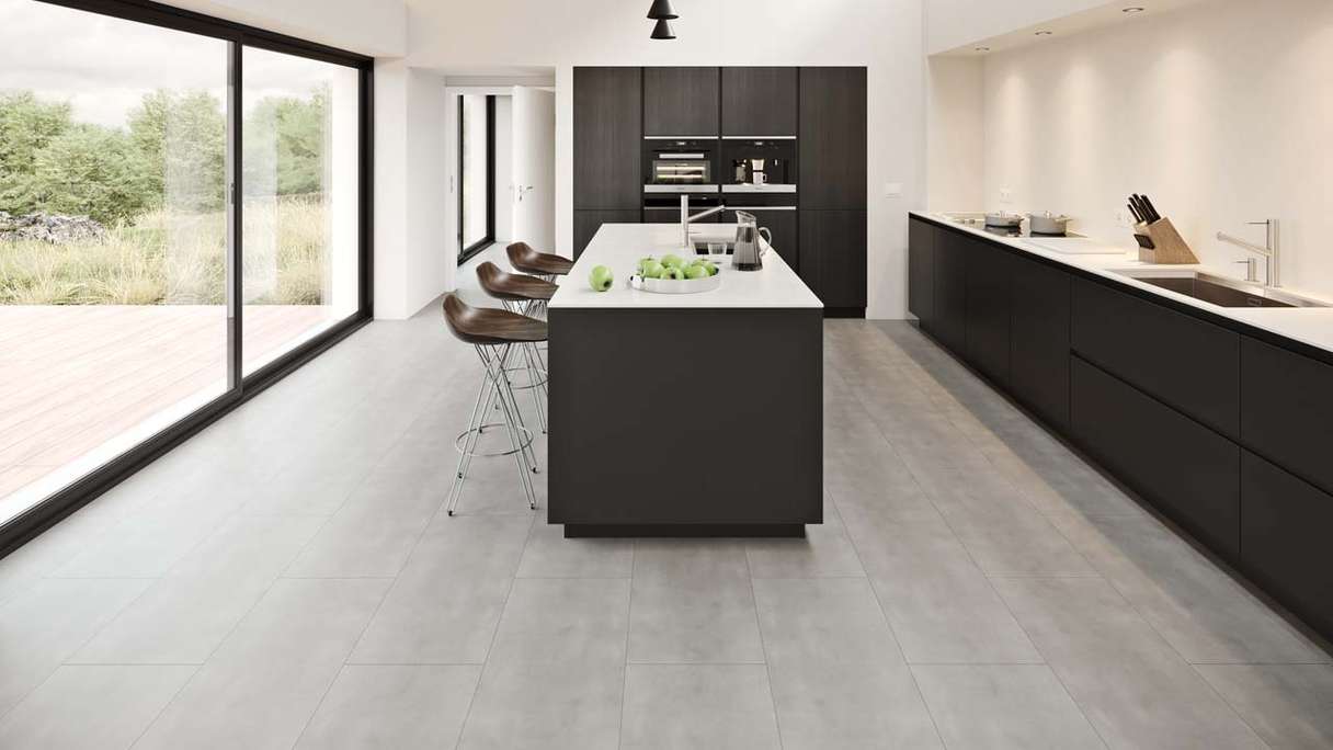 planeo Sol PVC clipsable - Rigid Béton clair zéro (DF-86601)