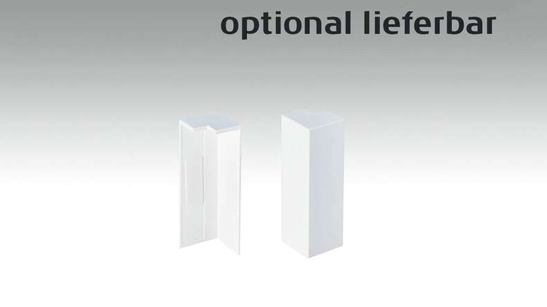 plinthe plano Blanc moderne 18 x 80 mm