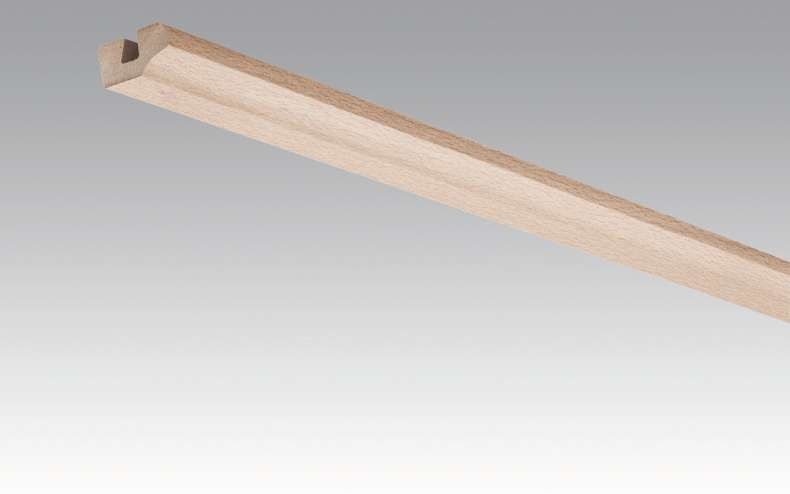 Plinthes MEISTER habillage de plafond en hêtre pur 4094 - 2380 x 38 x 19 mm