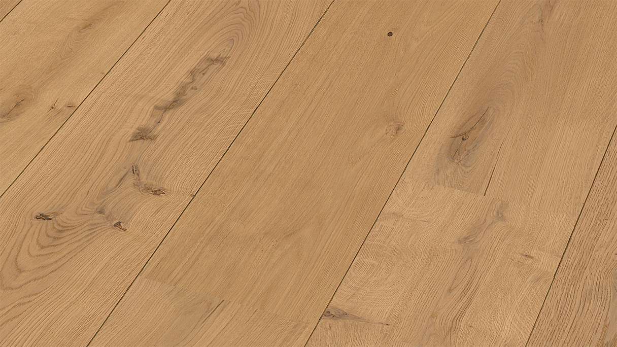 Sol en bois MEISTER Lindura HD 400 - 08921 Chêne authentique pur vernis ultra-mat 2200 x 205 x 11 mm (500214-2200205-08921)