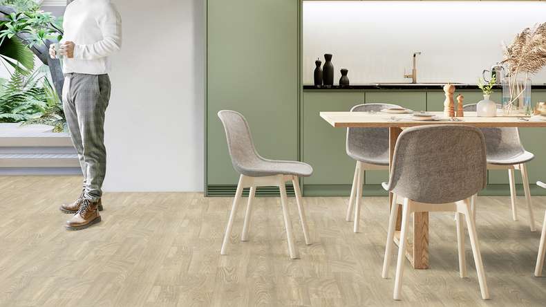 Revêtement Gerflor CV - TEXLINE Nature 2387 Woodring Clear