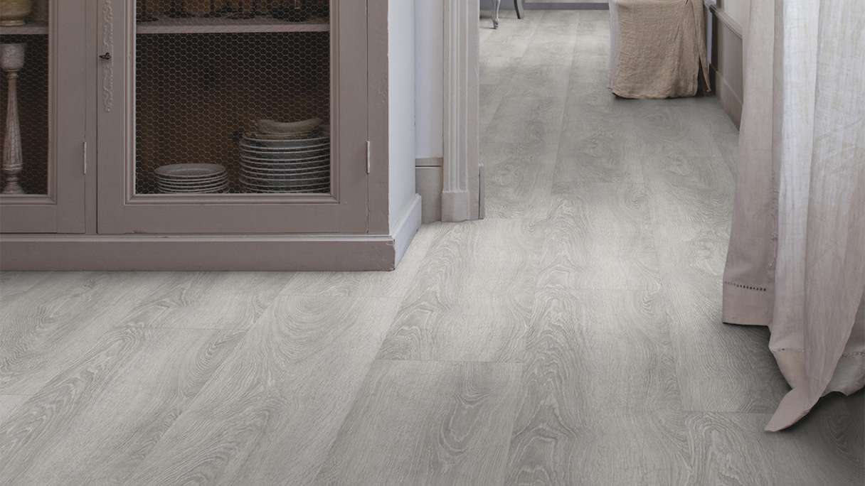 Gerflor Sol PVC clipsable - Virtuo 30 Rigid Acoustic EIR Bohem Dark Grey | isolation phonique intégrée (39111457)