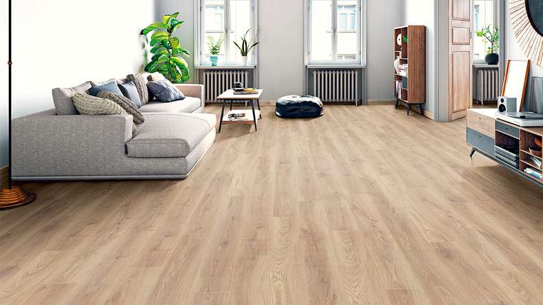 Stratifié planeo - Chêne Beige | Surface antibactérienne (KRO-8006)