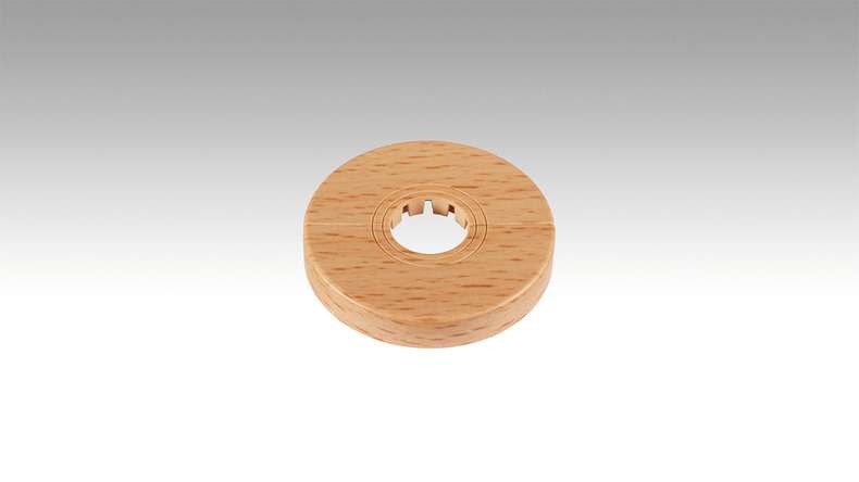 MEISTER - Rosettes universelles pour radiateurs Hêtre 2011 (800002-00-02011)