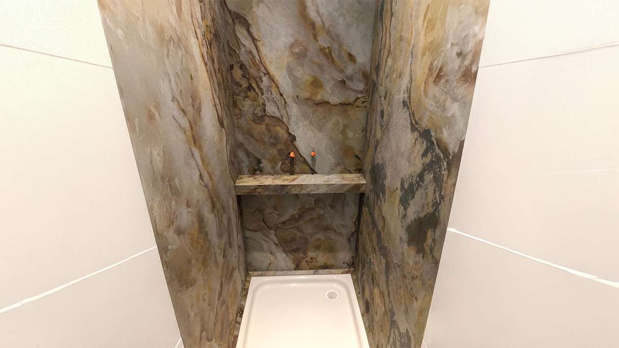 planeo EVOLITH Slate&Stone - Revêtement mural en pierre naturelle Autumn Drift 1220 x 610 mm