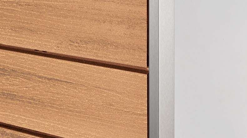 planeo Fassado - bardage façade composite chêne brun