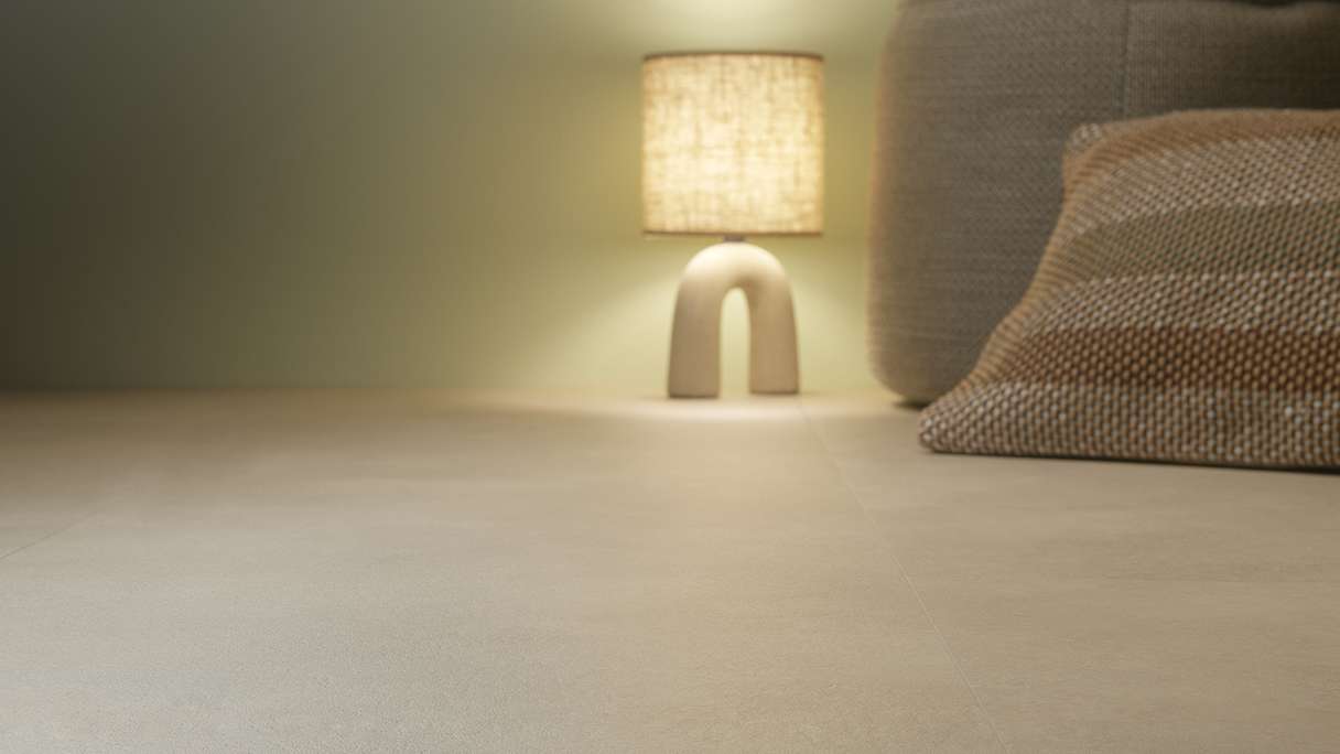 Gerflor vinyle à coller - Creation 40 Bloom Uni Cream XL