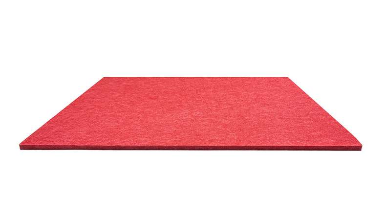 planeo Panneau acoustique en feutre - MixWall EcoColor Line Red Fox 52 x 52 cm (PLMW-00021A)