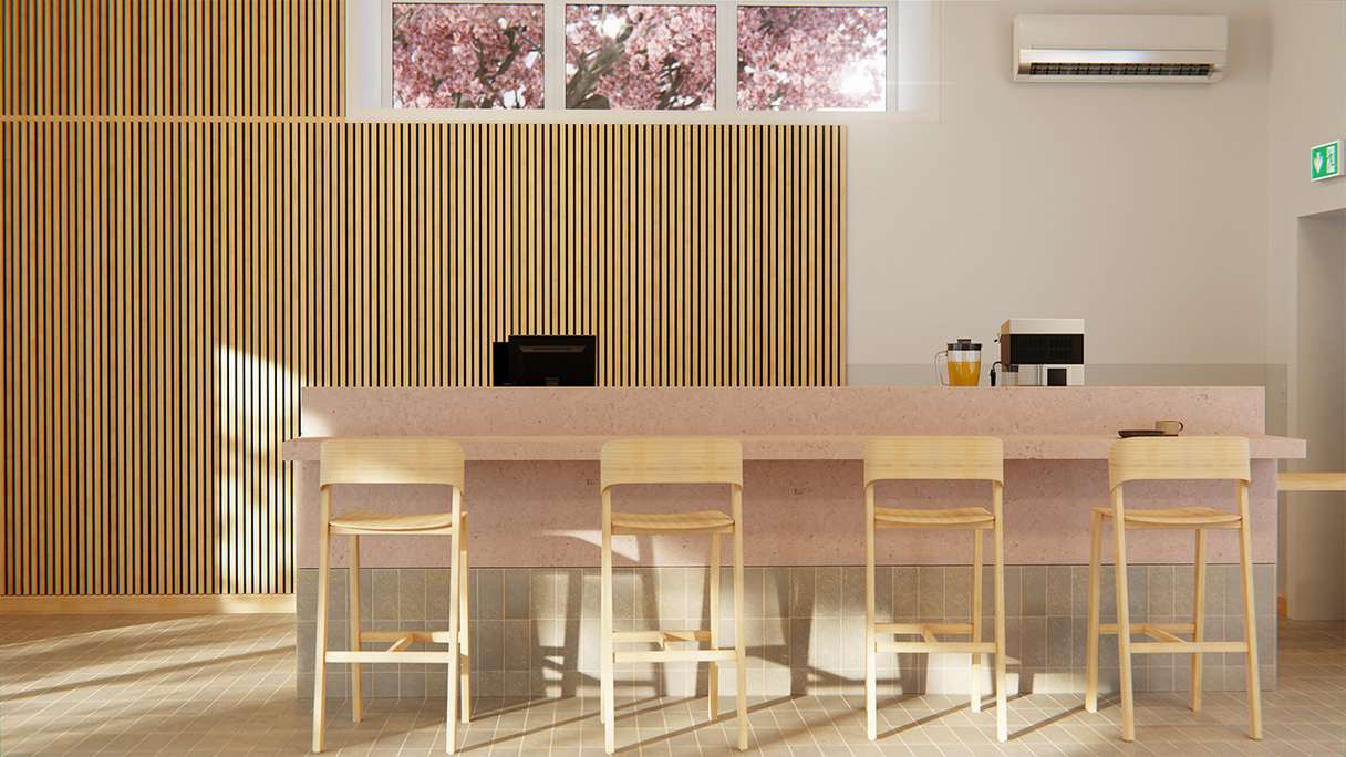 planeo Panneaux acoustiques - chêne naturel 2480 x 600x 21.5 mm | ignifugé