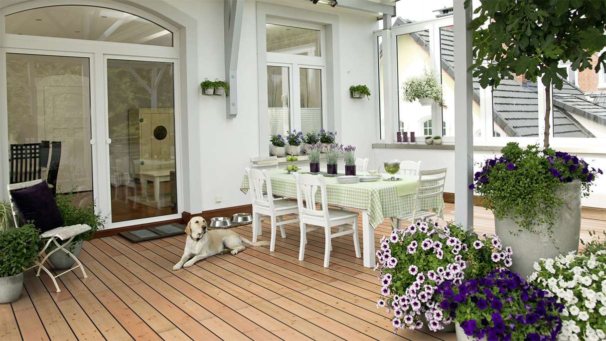 TerraWood Terrasse en bois - Douglas canadien - deux faces lisses