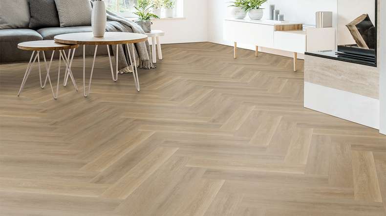 planeo Sol PVC clipsable - Herringbone Chêne Zürich (KH-5003-T)
