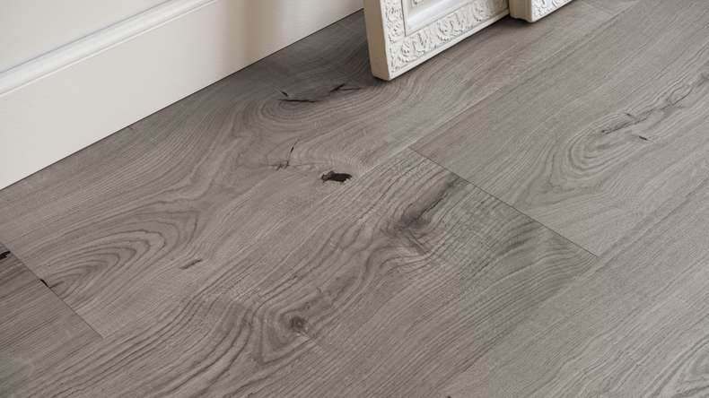 SKAVA rigide Sol PVC clipsable - Home Grey Oak | isolation phonique intégrée (LO-1090)