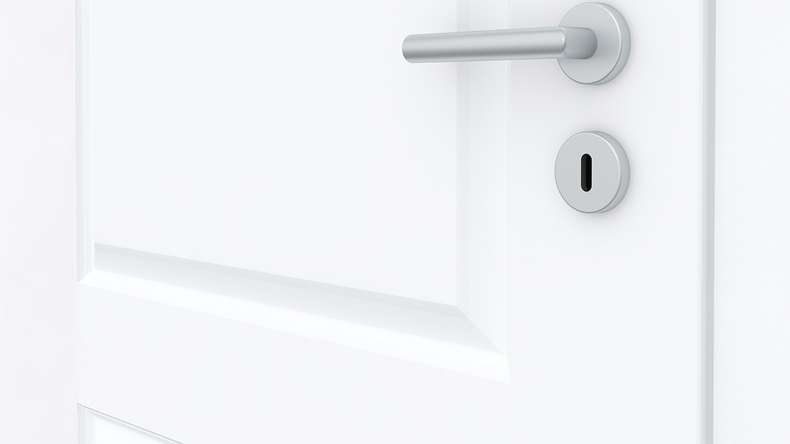 planeo Porte intérieure de style maison de campagne PUREA Casa 2 laque blanche 9003 chant design | laqué - 1985 x 610|735|860|985 mm