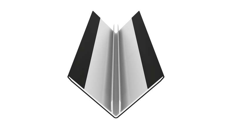 planeo LINEA - Profilé d'angle extérieur en aluminium CoEx noir 3000 x 66 x 66 mm