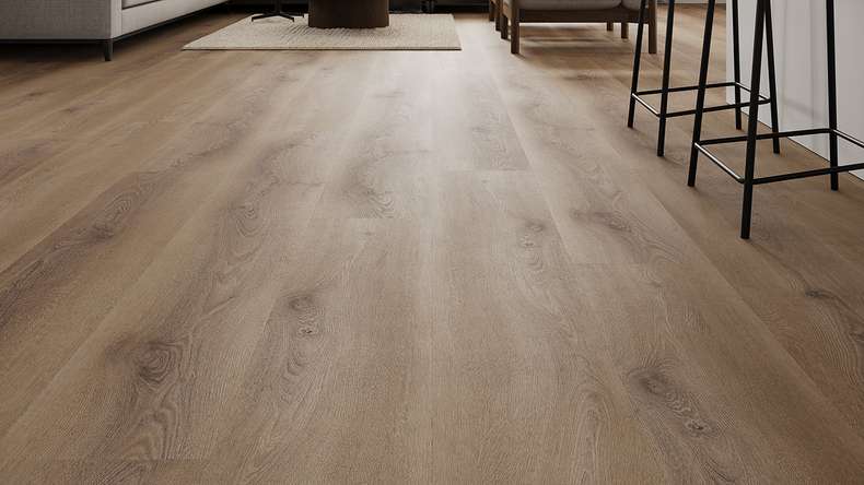 planeo Sol PVC rigide clipsable - Chêne Chania Plancher XL de 1,82 m de long (P72206U)