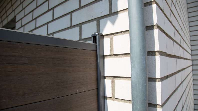 planeo Gardence Strong - Plinthe universelle en aluminium Anthracite 300 cm