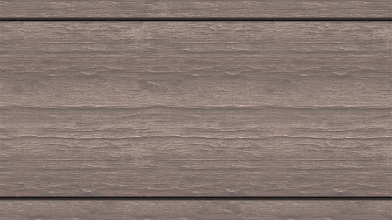 planeo MAXLine Antik - Planche de terrasse WPC CoEx gainée XL massif - gris 3m rustique structuré/lisse brossé