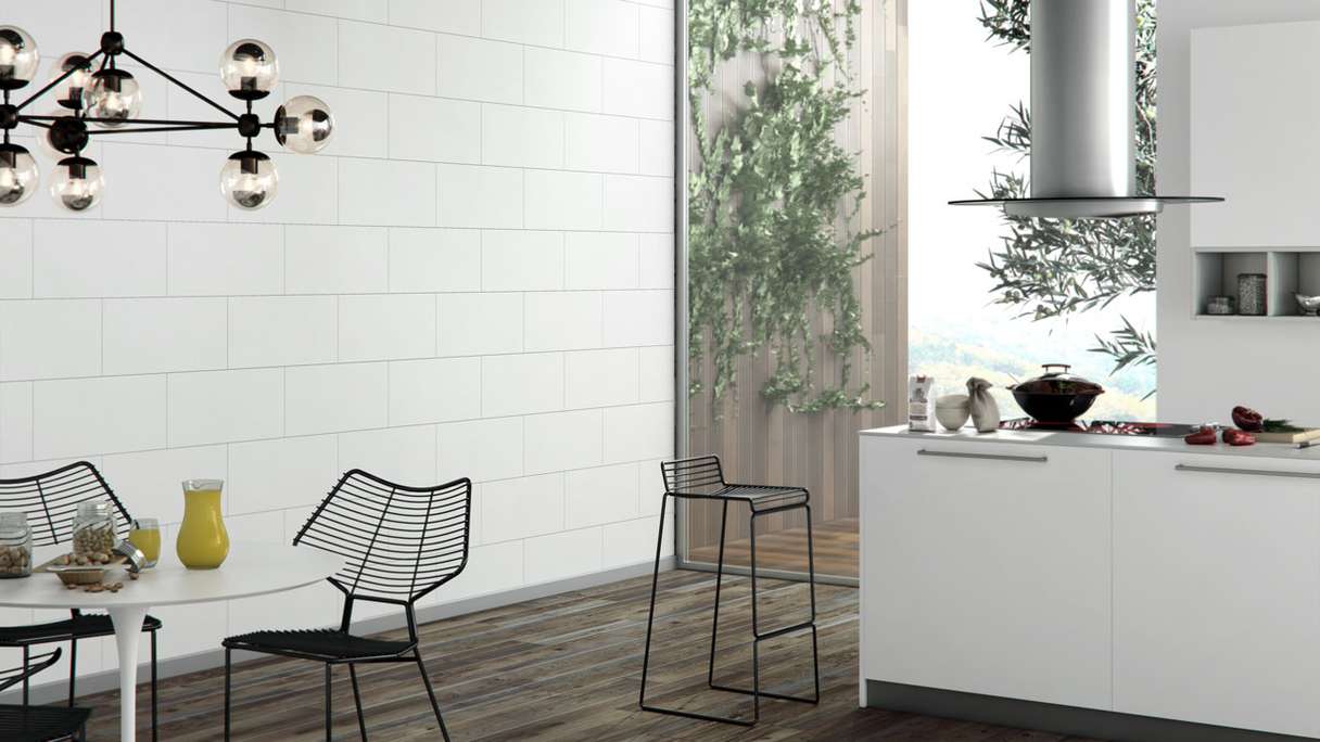 Skaben DesignWall Aqua Revêtement mural plastique - Blanco 60 x 30 cm