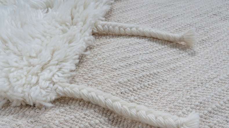 tapis planeo - Casablanca 140 naturel / ivoire 120 x 170 cm