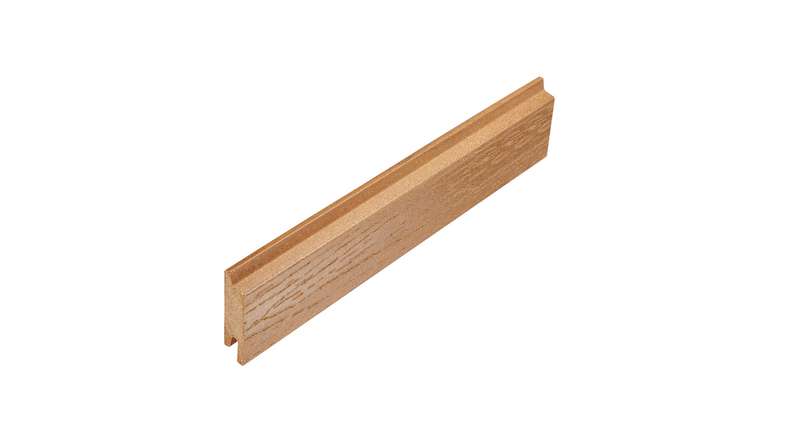planeo Fassado - bardage façade composite chêne brun petit 4 m