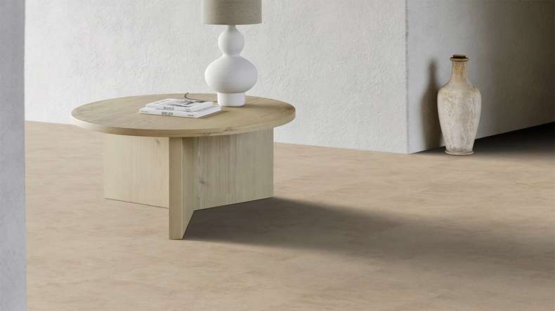 Gerflor Sol PVC clipsable - Virtuo 30 Rigid Acoustic Tavla Beige | isolation phonique intégrée (39101451)