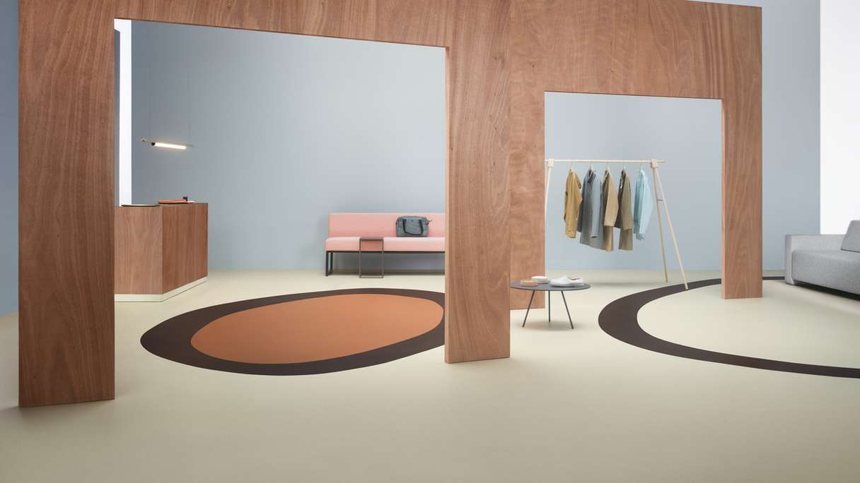Forbo Linoleum Marmoleum Cocoa - blanc chocolat 3584