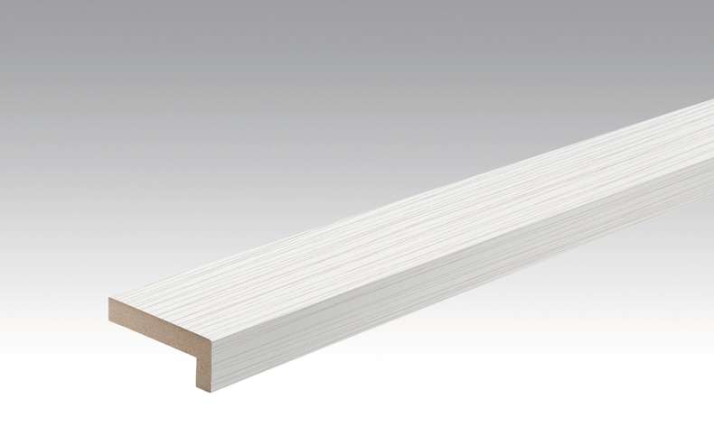 plinthes MEISTER bandes de recouvrement d'angle argent 4021 - 2380 x 60 x 22 mm