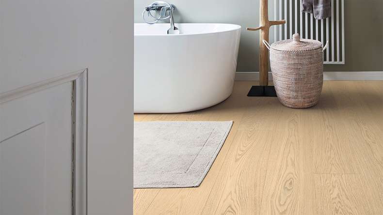 Plancher en bois MEISTER Lindura HD 400 - 08919 Chêne naturel albâtre ultra-mat 2200 x 270 x 11 mm (500214-2200270-08919)