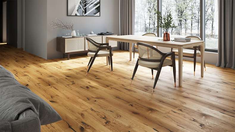 planeo Parquet - Chêne Country WILD XL 2,16m huilé naturel (MF-3450)