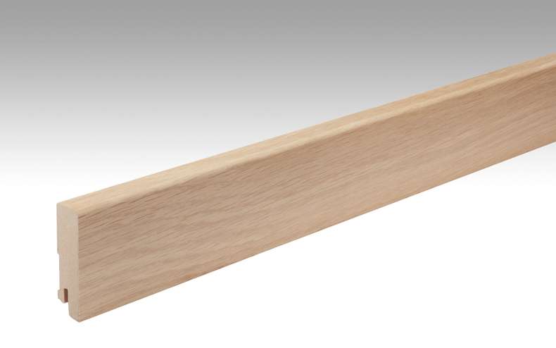 Plinthes MEISTER en chêne brut - 2380 x 60 x 16 mm