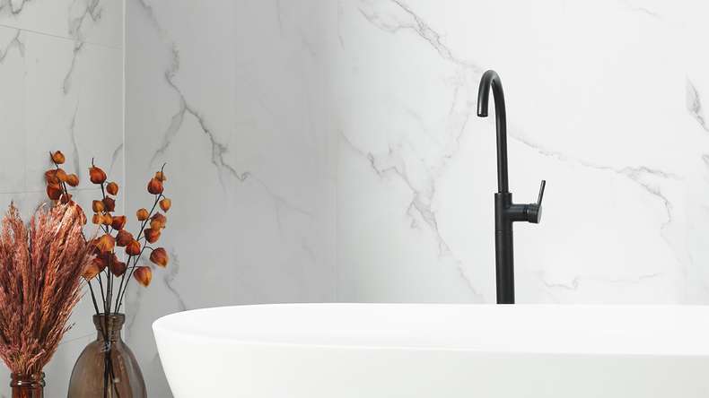 planeo StrongWall - Revêtement mural en plastique XL Trapanesi 260 x 90 cm brillant
