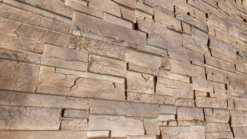 planeo panneau de façade aspect pierre - NoviStone Brownstone 1054 x 334 mm