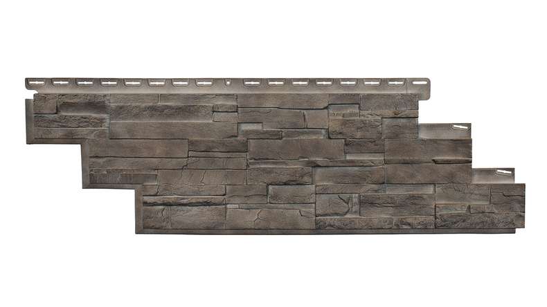 planeo panneau de façade aspect pierre - NoviStone Silex Flint 1054 x 334 mm