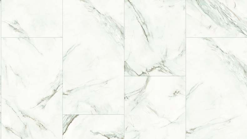 Gerflor vinyle à coller - Creation 55 White Marble