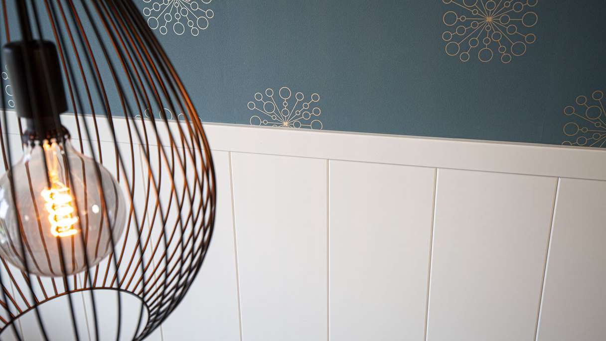 MeisterPanels lambris décor - Bocado 250 Uni Blanc brillant