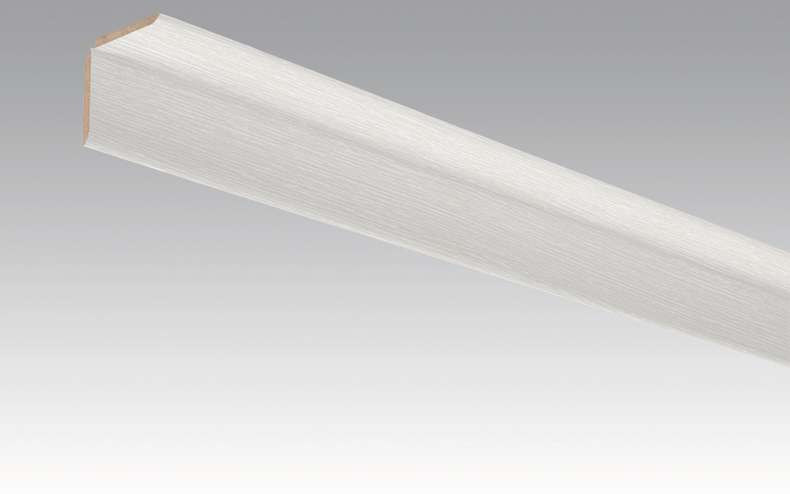 MEISTER Plinthes à gorge plissées Fineline blanc 4029 - 2380 x 70 x 3,5 mm