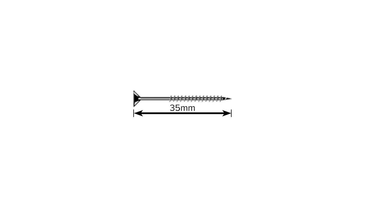 planeo vis à tête fraisée V2A Torx 3 x 35mm 200 pcs.