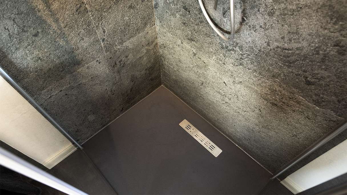 planeo EVOLITH Slate&Stone - Revêtement mural en pierre naturelle Urban Grey 1220 x 610 mm