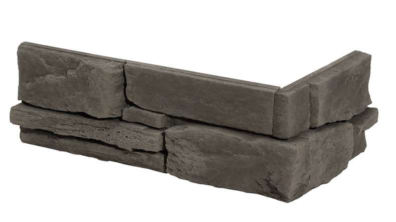 planeo StoneWall Solid Bride angulaire - basalte