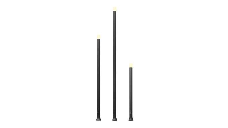 planeo Éclairage de jardin 12V - Lampe à culot à LED Erba 3 kit - 1W 100 lumens