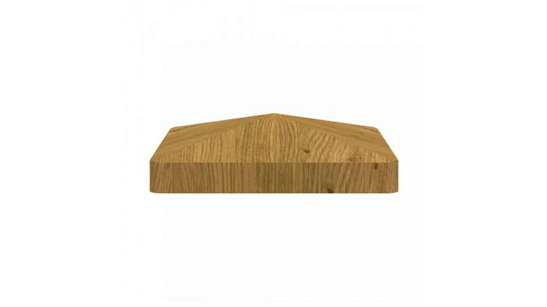 planeo Gardence Simply - Capuchon de poteau tremble chêne nature