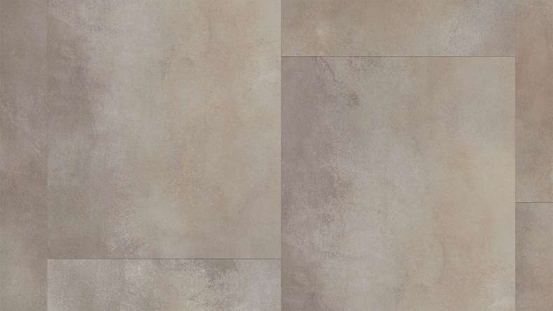 Gerflor Sol PVC clipsable - Virtuo 55 Rigid Acoustic Acuarela Taupe | isolation phonique intégrée (39071476)