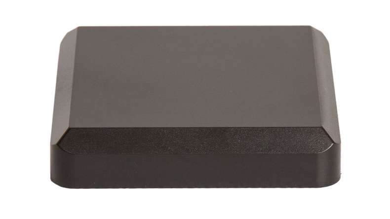 planeo Gardence Premade - Poteaux en WPC anthracite avec capuchon | Poteaux de portail sans capuchon